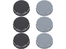 Homoyoyo 6 Tampões De Plástico Para Ralo 45mm, Fácil Instalação E Alta Confiabilidade, Ideal Para Proteção De Tubulações