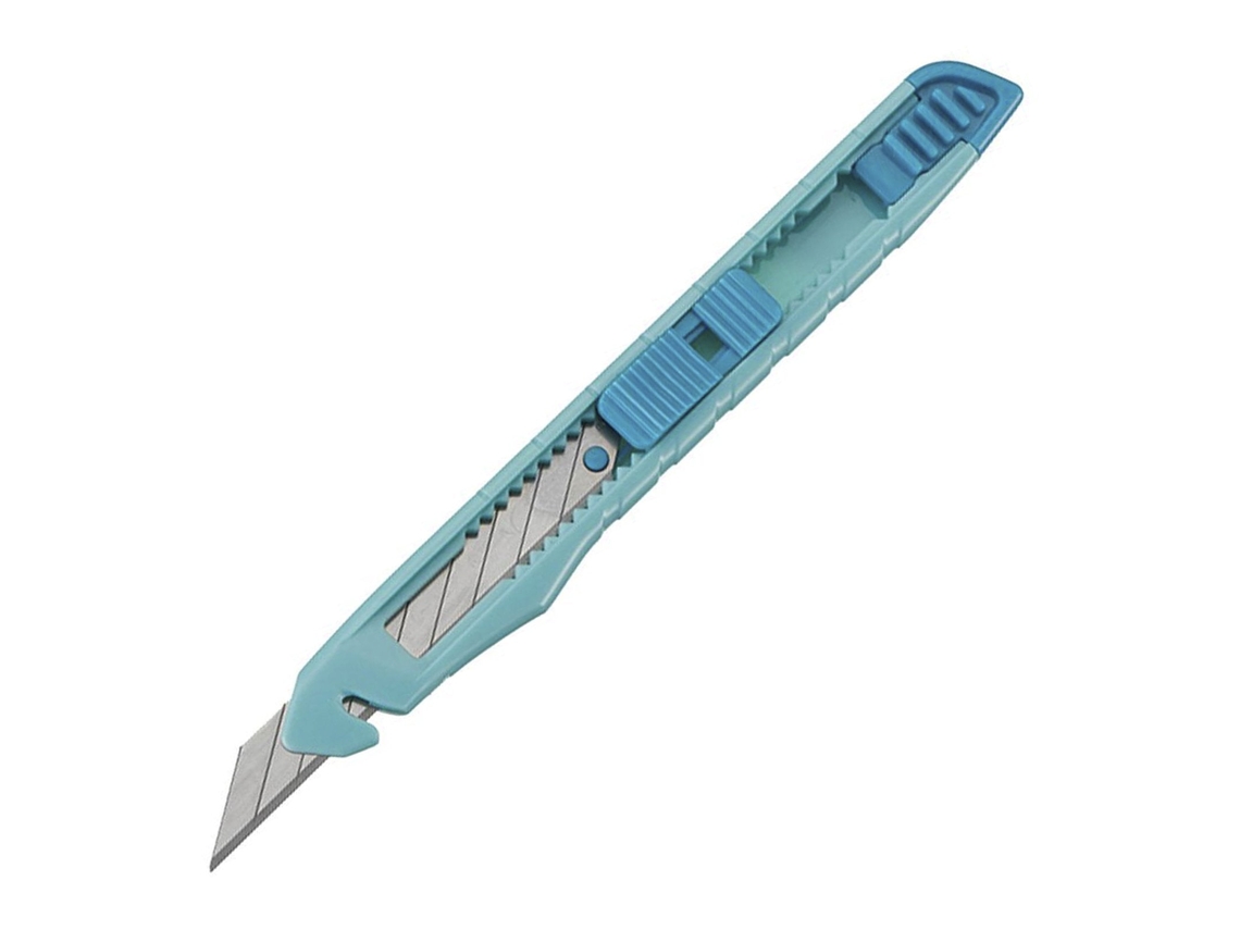 SDI Arte - Cutter Ergonómico De Alta Precisión Para Manualidades. Cuchilla 9 Mm. Turquesa