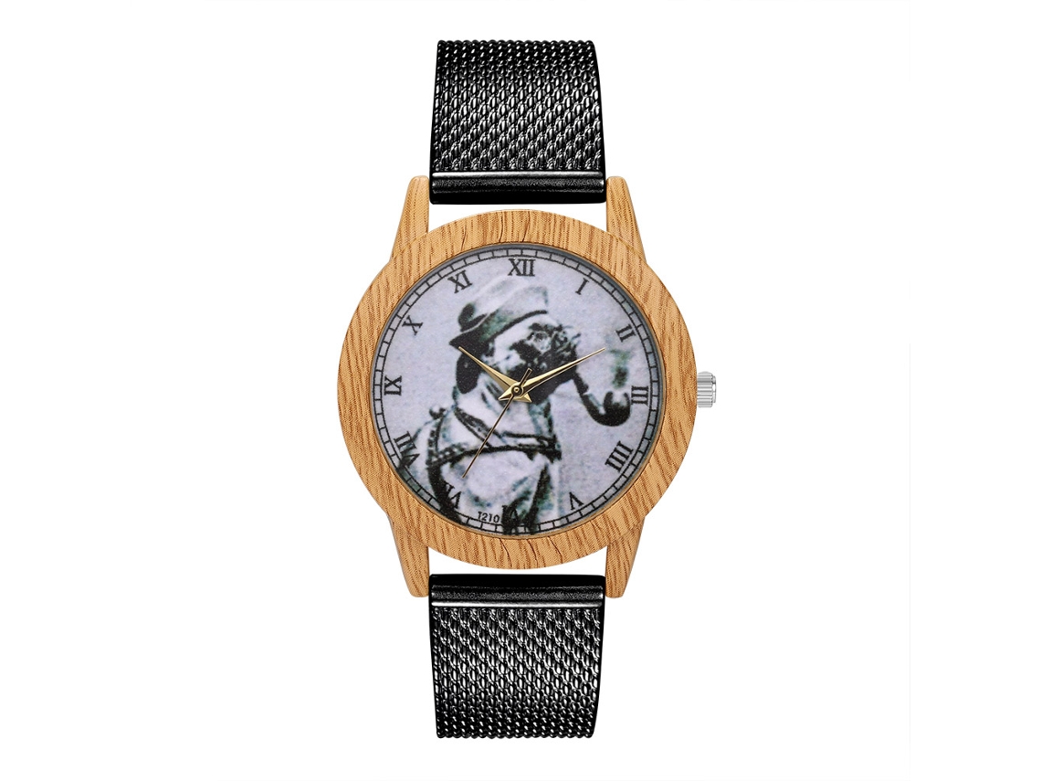 Relógio de pulso unissex casual e moderno Zhoulianfa com pulseira de silicone.