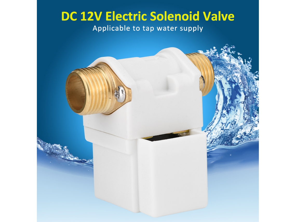 Válvula Solenoide Solar 12v Dc Normalmente Fechada Para Água Com Laxiscreed