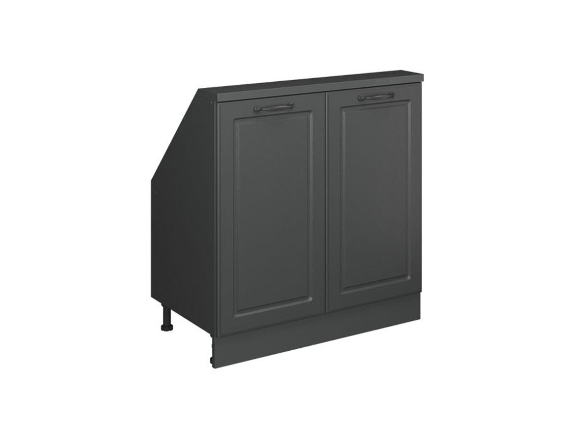 Móvel De Arrumação Sob Inclinação Rion, Com 2 Portas, Antracite Casa De Campo/antracite, Antracite, Vicco 2
