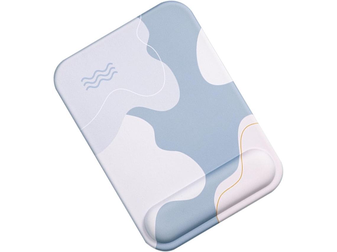 Conjunto De Teclado E Mouse Pad Com Apoio De Pulso Em Espuma.
