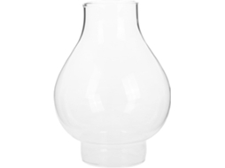 Chaminé Vintage Redonda de Vidro Transparente À Prova de Vento para Proteção de Lâmpadas a Óleo. SFUSHOS