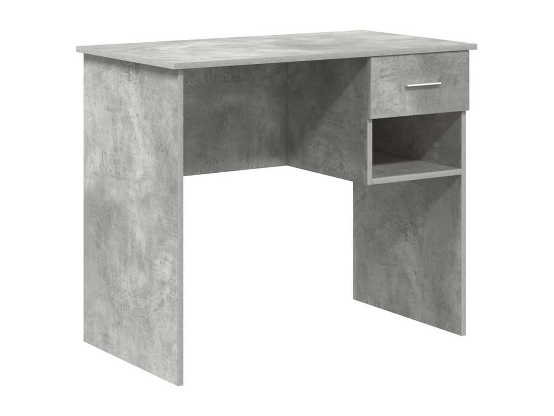 Conjunto 1 Mesa Moderna Vidaxl Cinzento Derivados De Madeira (90 X 49 X 75 Cm)