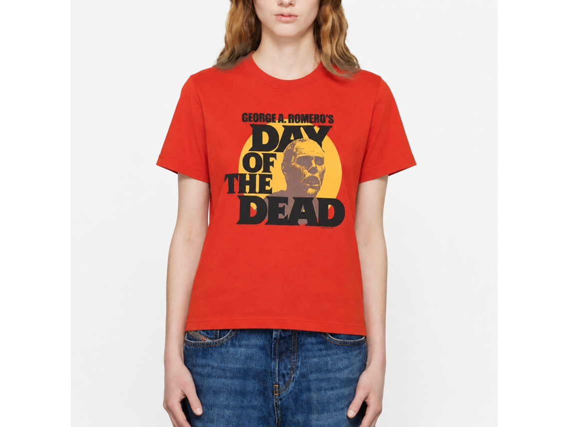 Day Of The Dead Circle Portrait T-shirt Unisex Adults Size:m