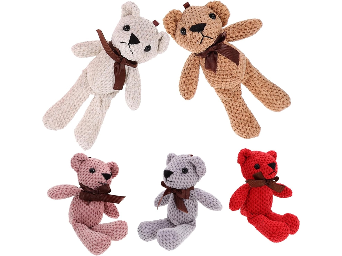 Pequeno Urso De Pelúcia, Conjunto 5 Peças