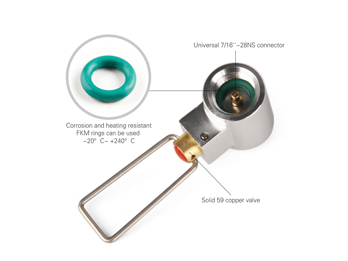 Adaptador de Recarga de Canister para Camping a Gás