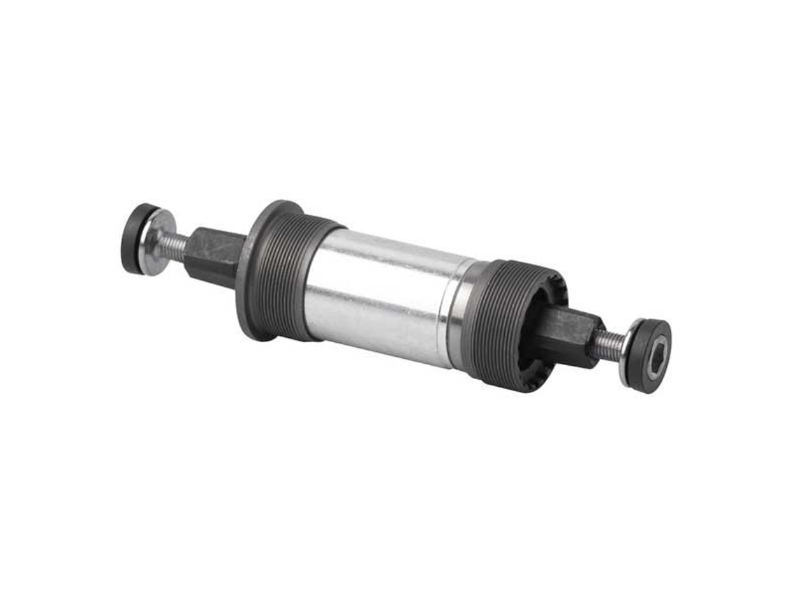 Eixo Pedaleiro Fp-B902 Bsa Jis Prateado 68 Mm / 129 Mmdema