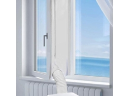 Vedação de Janela Airlock para Ar Condicionado Portátil Vedação de Janela Flexível para Placa de Vedação de Tecido de 400 Cm Com