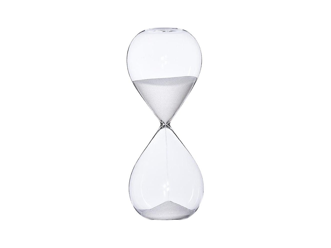 Ampulheta Redonda De Vidro Personalizada 5/30/ 60 Minutos, Ferramenta De Gerenciamento Tempo Cjy Branca, 5 Minutos