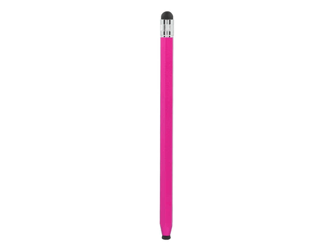 Caneta Capacitiva Cilíndrica De Lápis Hexagonal Stylus (desenho Em Tela Tática Capacitiva) Vermelho Rosa