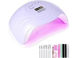 Lâmpada Uv Led Para Unhas, Secador De Unhas De Gel De 168w, Portátil E Com Carregamento Usb