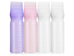 Unidades De Frascos Aplicadores De Pente Para Coloração Capilar, Frascos De Óleo, Tintura Descolorante, Cuidados Com Os Cabelos Jinyubo Store