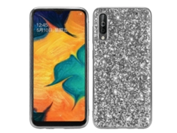 Capa De Tpu À Prova De Choque Com Pó Brilhante Para Galaxy A50