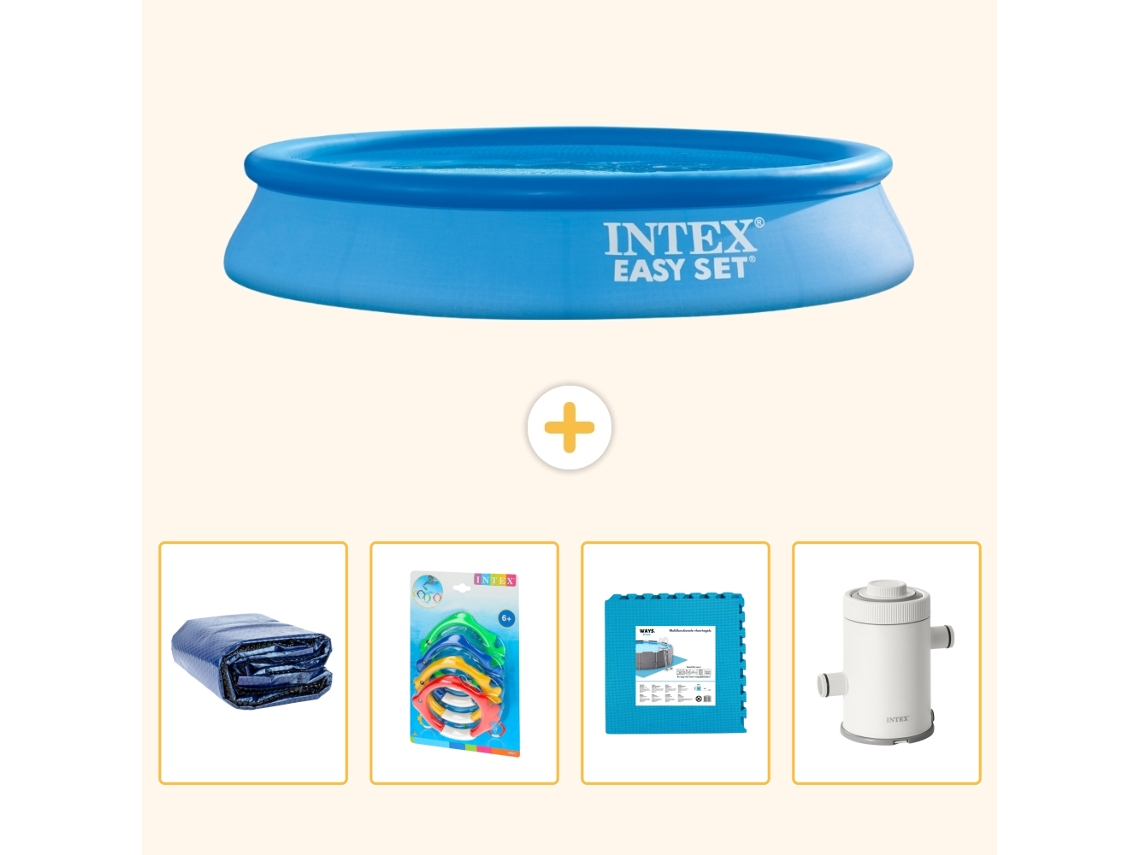 Intex Piscina Easy Set Redonda - 305x61 Cm - 5-peças S55
