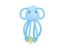 Primerox brinquedo Sino de Mão para Bebê com Design de Elefante e Mordedor Educativo