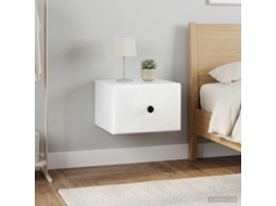 Vidaxl Gabinete De Canto Montado Na Parede 2 Unid. Branco Brilhante