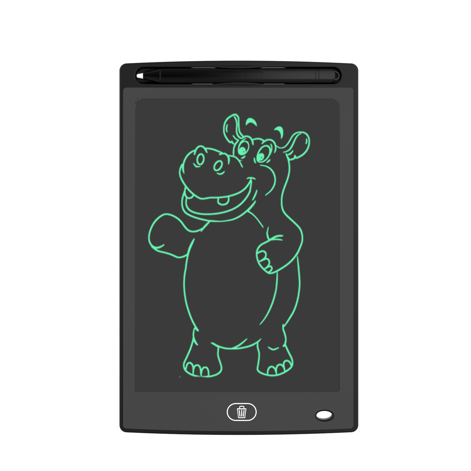 Tablet De Desenho Digital Para Crianças Tela Lcd Prática, Tablet De 8.5 Polegadas Caneta, Preto Aquaforge