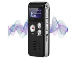 Minigravador De Voz Profissional Recarregável De 8 Gb Com Áudio Digital Multifuncional E Reprodução De Mp3 Claret*