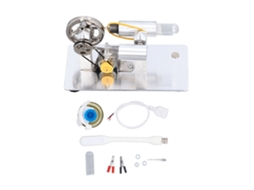 Mali kit de Motor Stirling Modelo com Led Gerador de Eletricidade para Educação Científica