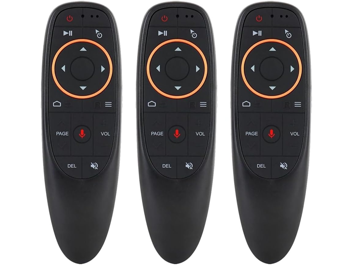 G10s 2.4g Conjunto de 3 Mouses Voadores com Giroscópio e Voz SFUSHOS (sem Controle Remoto)