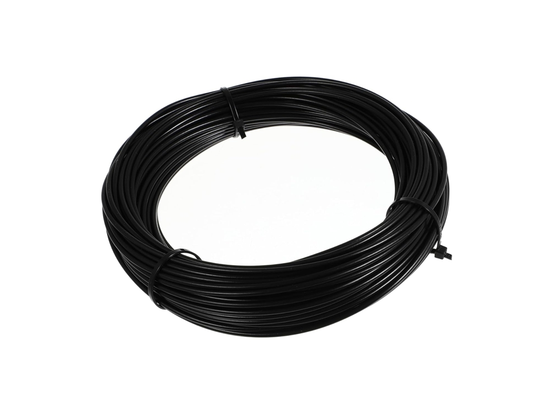 Corda De Varal De Aço Inoxidável Revestida, Resistente E Ideal Para Uso Em Jardins, Pátios E Cercas. Corda De Varal De Aço Inoxidável R Gokoco