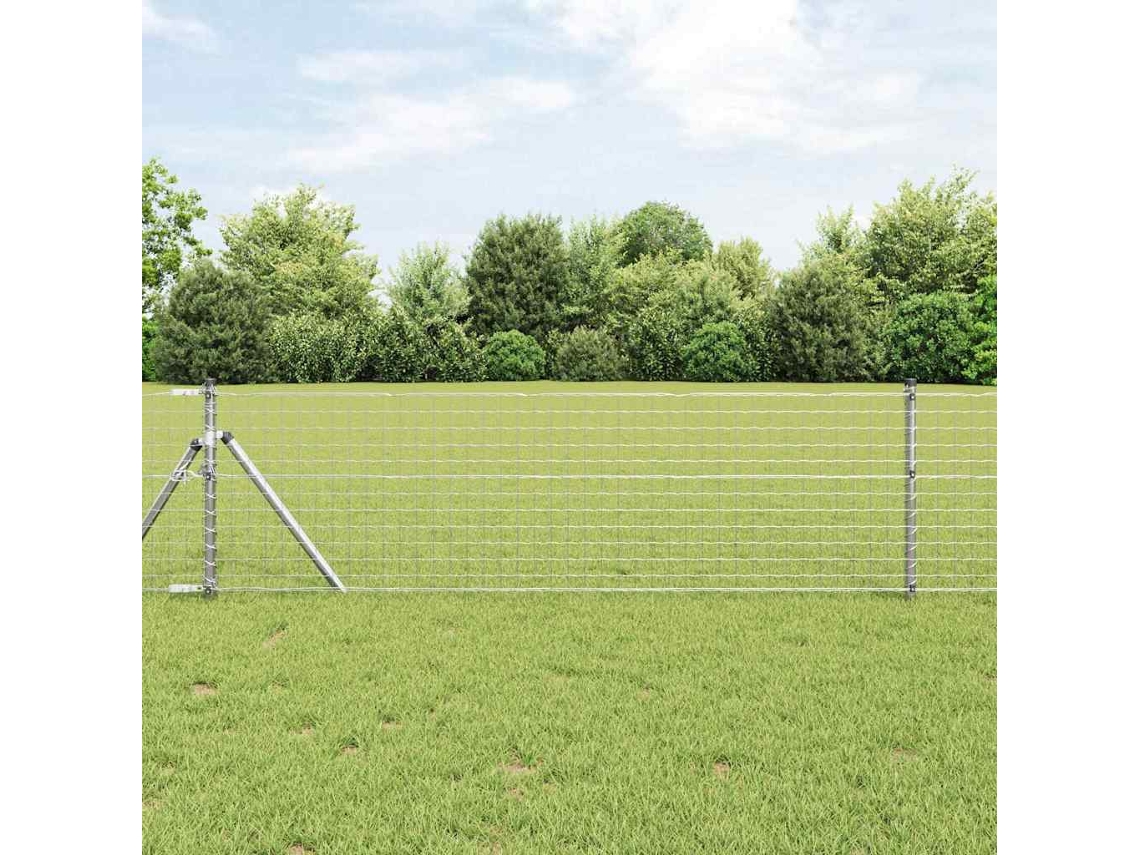 Vidaxl Cerca Euro 0,6 X 10 M Ferro Revestido De Pvc