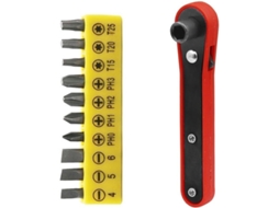 Chave De Fenda Com Catraca E 10 Bits Hexagonais Para Espaços