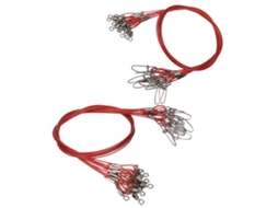 Linha de Pesca Resistente a Mordidas com Fio de Aço 20 Linhas AQUAFORGE