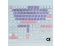 Lurelia Keycaps Conjunto Gmk Roxo Syren Material Cereja Pbt 129 Teclas Para Teclado Mecânico