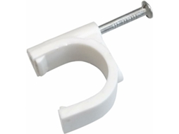 100 Peças De Abraçadeiras De Cabo 20 Mm Fixador Com Pregos