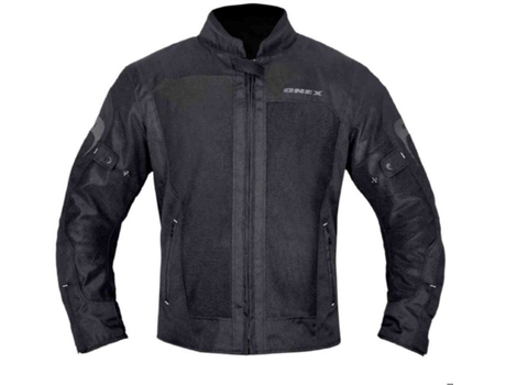 Blusão Moto Ventilado com Proteção Preto Tam. L ONEX