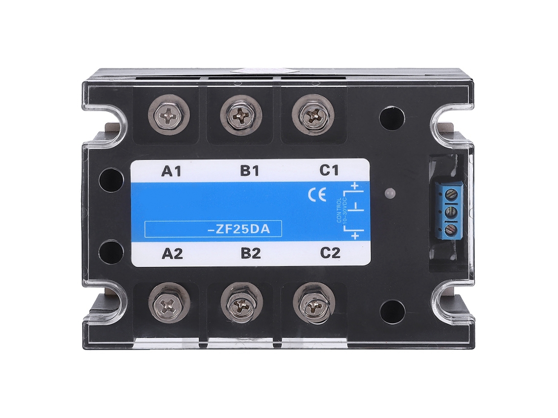 Relé de Estado Sólido Dc Ac Berm3 Zf25da Controle de Potência Ssr S/MARCA