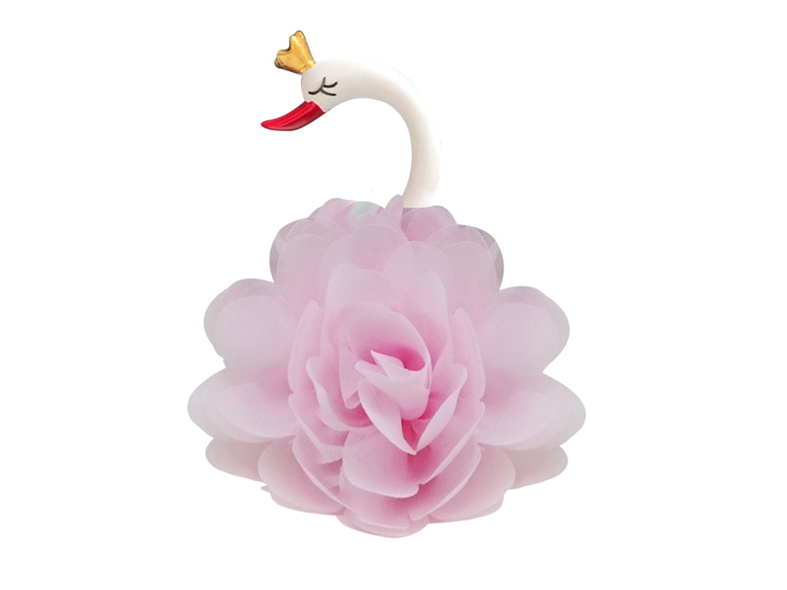 Adorno Para Tarta De Flores Hecho A Mano, Adorno Para Cupcakes, Corona De Cisne, Decoración Para Tarta (rosa)