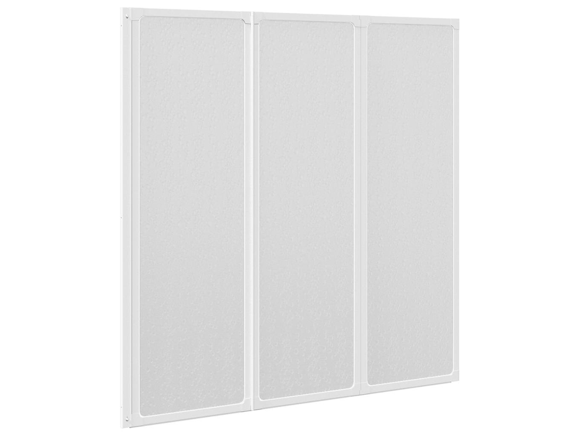Painel de vidro dobrável para banheira 3 peças 141x132 cm MAISON EXCLUSIVE