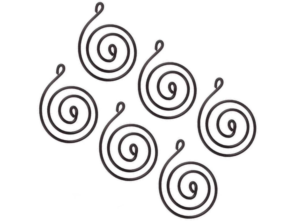 Conjunto De 6 Cestos Grandes De Arame Para Pendurar, Com Corda