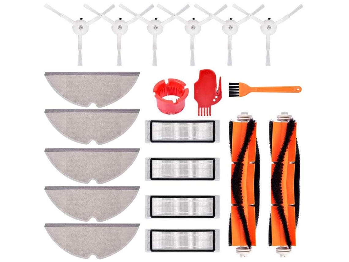 Conjunto de kit de acessórios de substituição para Xiaomi Mijia Roborock E35 E25 E20 S50 S6 S51 Vácuo
