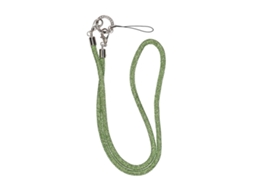 Colar Com Alça Para Celular De 80 Cm - Verde Com Glitter