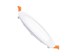 Placa Led Circular Superslim De 9 W, Com Diâmetro De Corte De 135 Mm 3000k Branco Quente