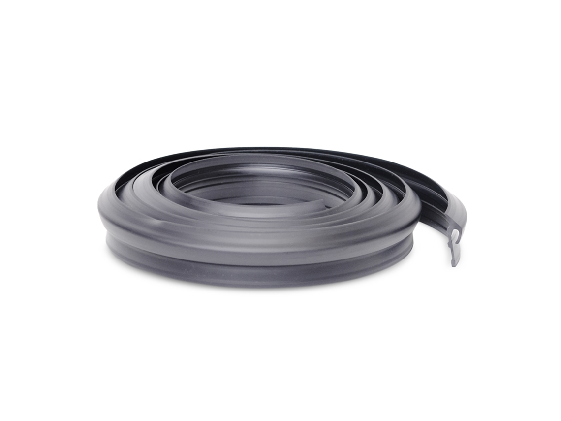 Vedante Para Parapeito De Janela Quest Pvc 25x17 Mm, Cinzento Escuro, 1 M