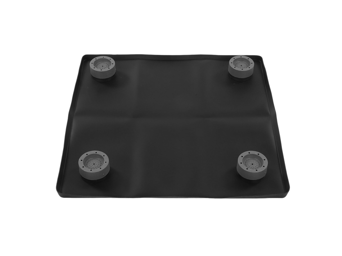 Tapete De Silicone Laxiscreed Para Mini Frigorífico Com Bordas Elevadas E Proteção Contra Derramamentos