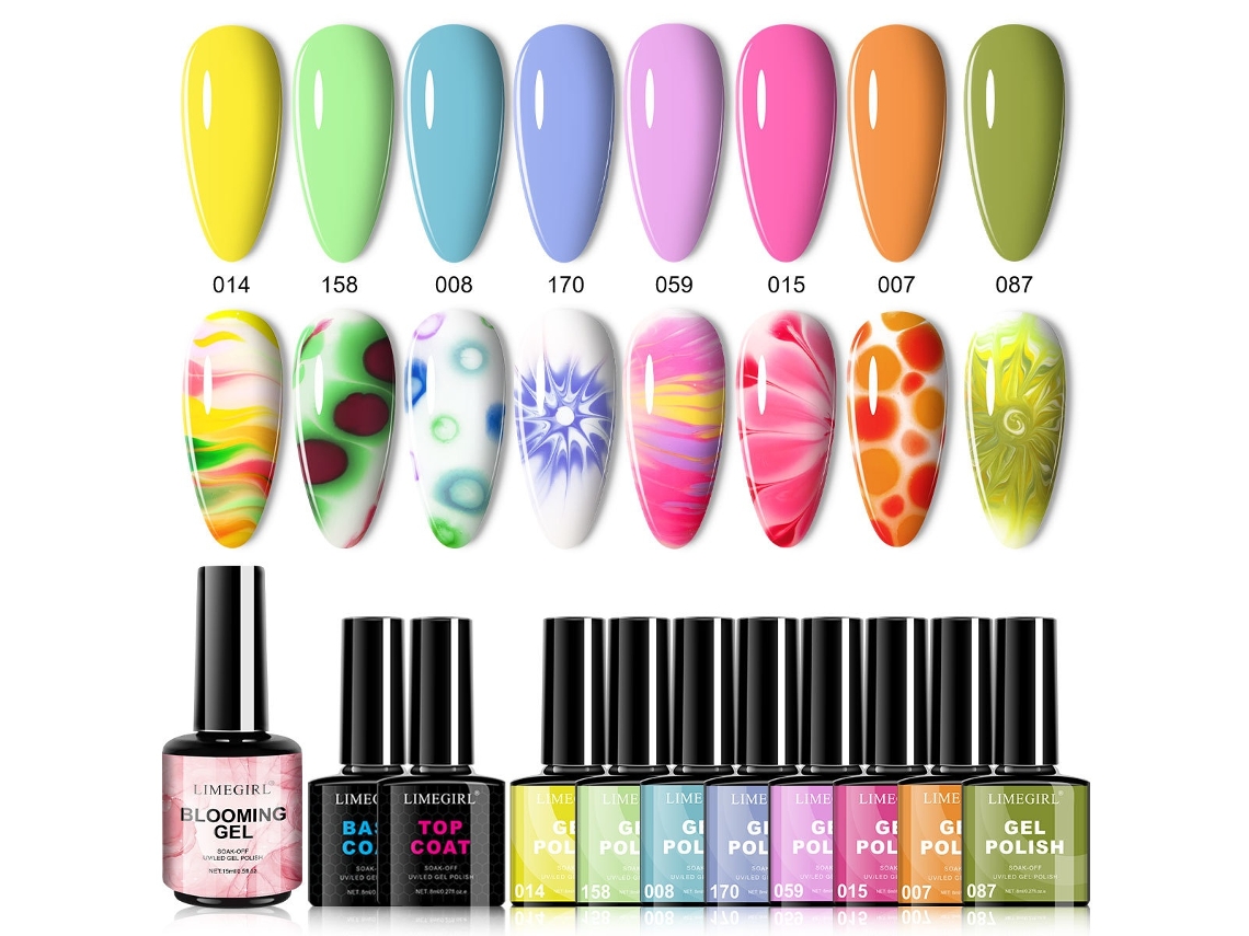 Lurelia Kit De Esmalte Em Gel 8 Cores Ref. 04