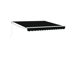 Conjunto 1 Toldo Externo Vidaxl Preto Poliéster (350 X 250 Cm)