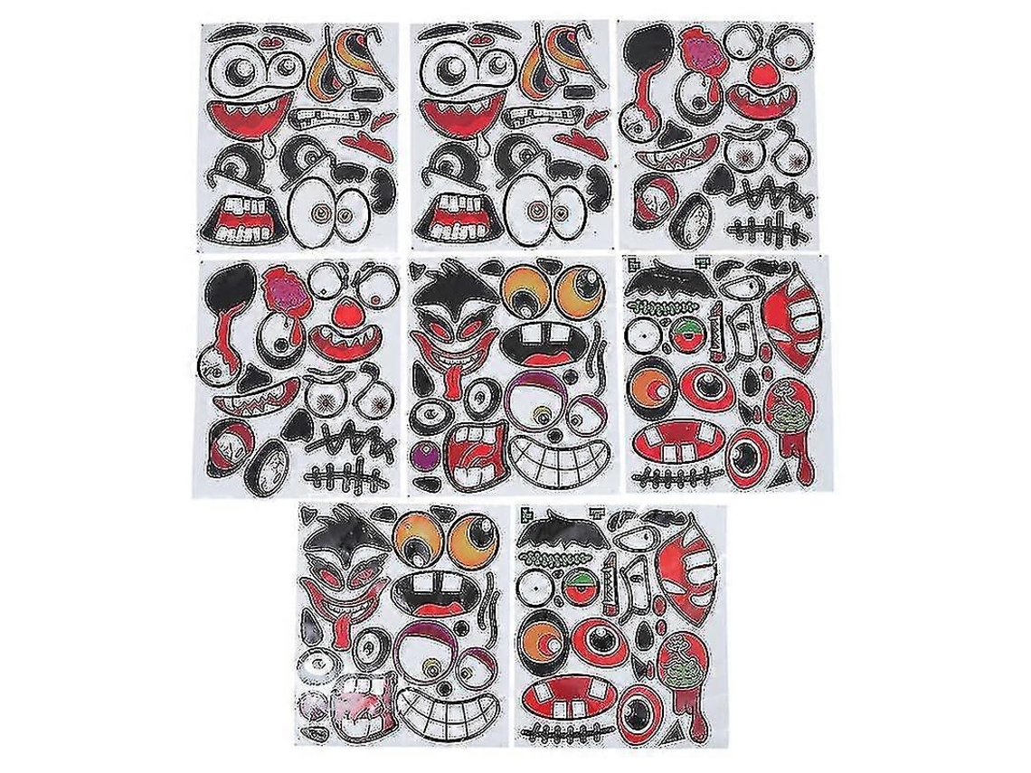 Folhas De Adesivos De Halloween Para Decorar Ly Ebike