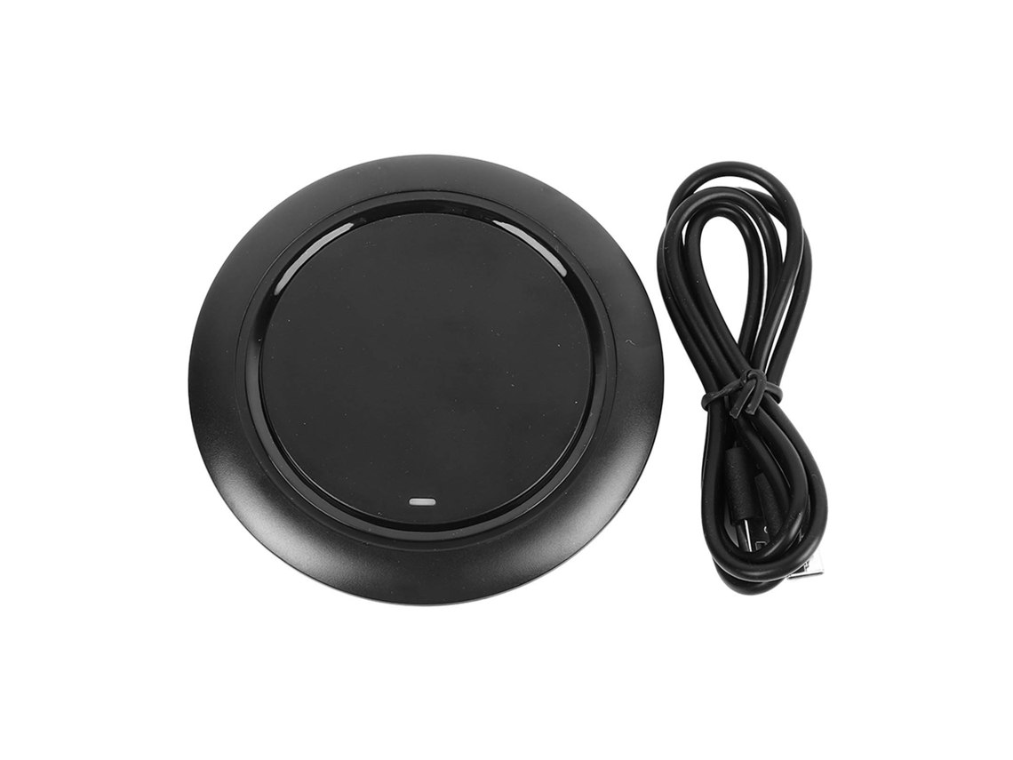 Aetheria carregador Sem Fio Portátil 15w Desktop Rápido Circular para Celular Preto