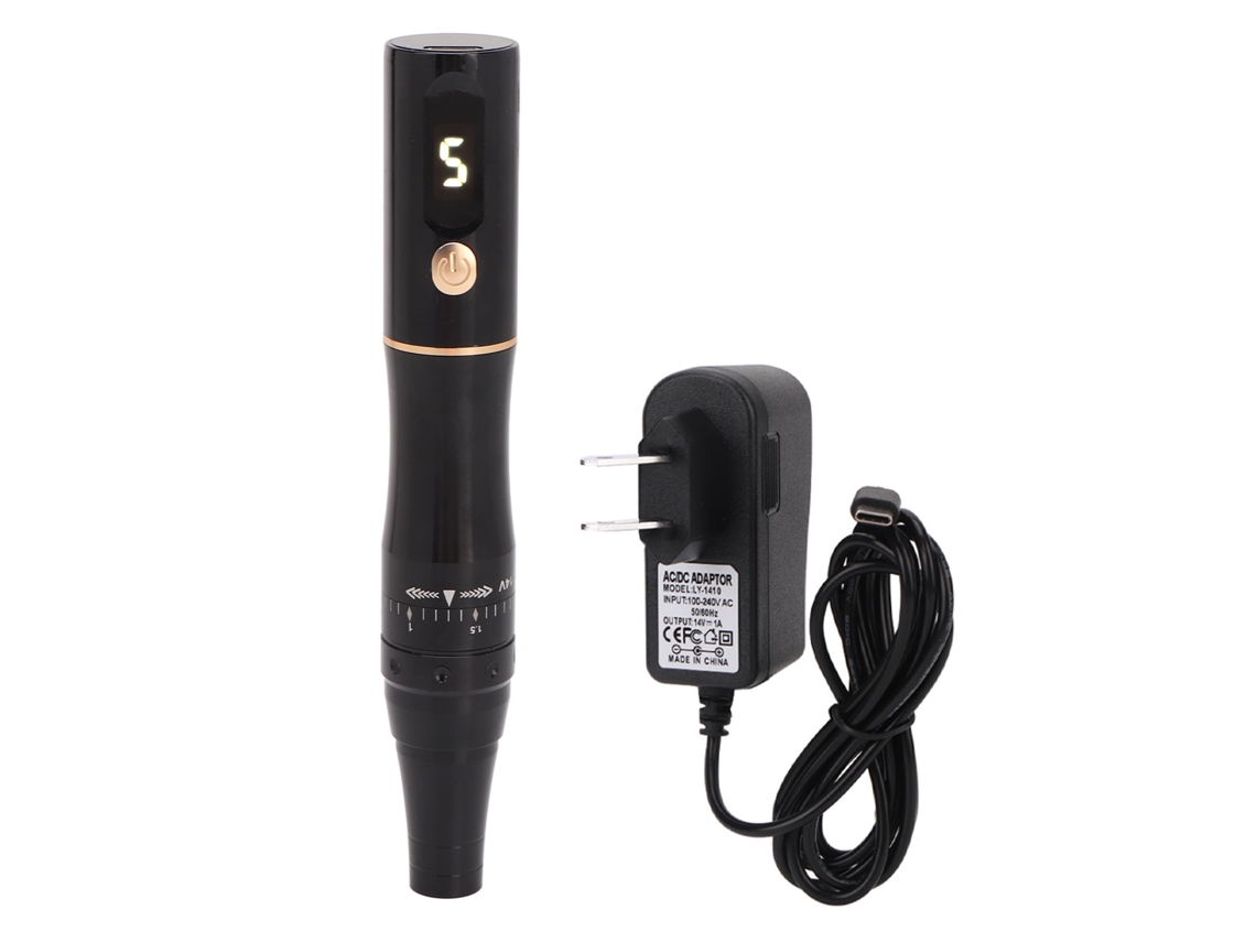 Máquina De Maquiagem Permanente 5 Velocidades 15000rpm Pen Microshading Para Sobrancelha Eyeliner