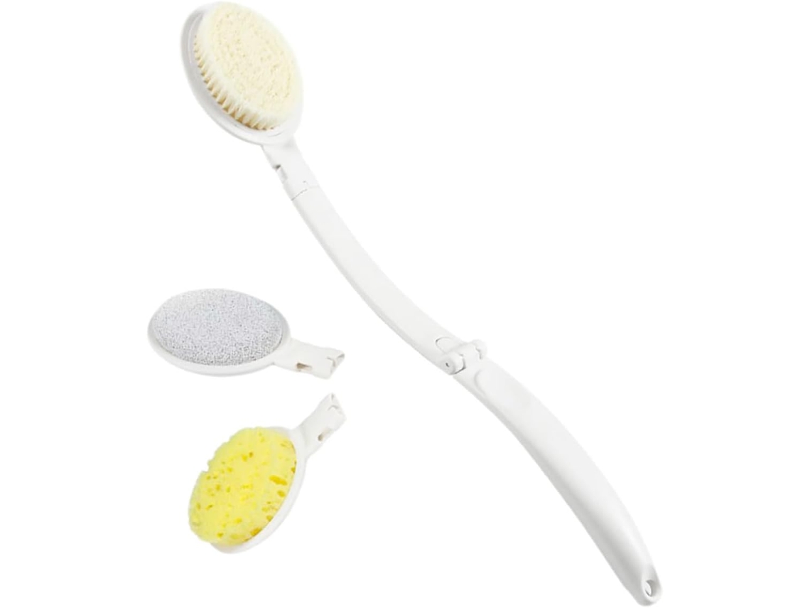 Escova De Banho Ergonômica Didiseaon, Escova Multifuncional Para Homens E Mulheres, Material Macio, Design Compacto Para