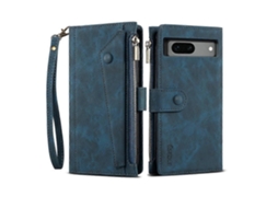 Capa De Celular Eseble Retro Frosted Rfid Com Flip De Couro