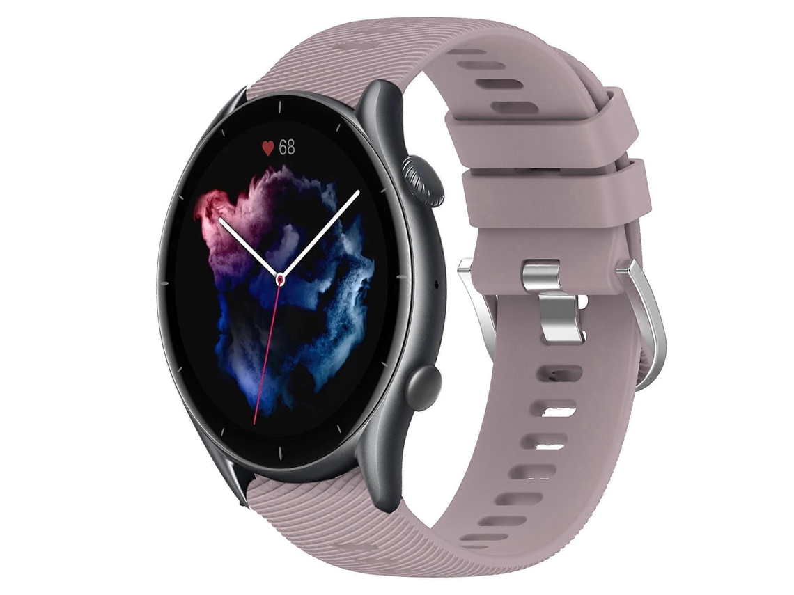 Pulseira De Silicone Macio De Cor Sólida De 22 Mm Para Amazfit Gtr 3 Pro