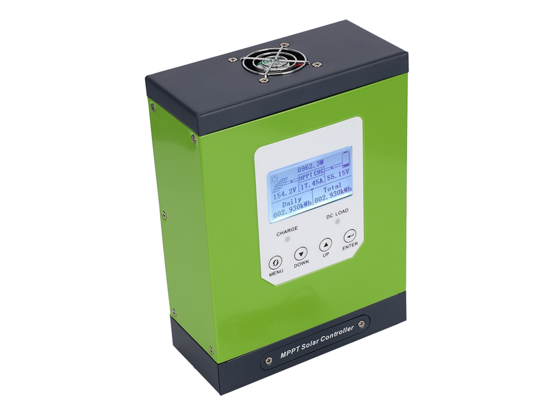 Controlador De Carga Solar Mppt Com Display Lcd E Sensores De Temperatura - Laxiscreed